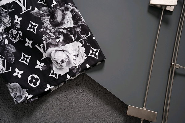 ブランドハーフパンツ角部分ディテール